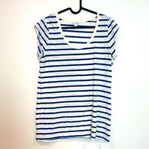Gap Striped blue white T-shirt Cotton Small